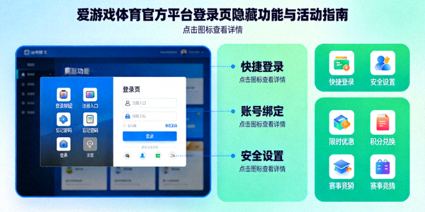 探索爱游戏体育官方平台登录页隐藏功能与活动指南的详细导览示意图